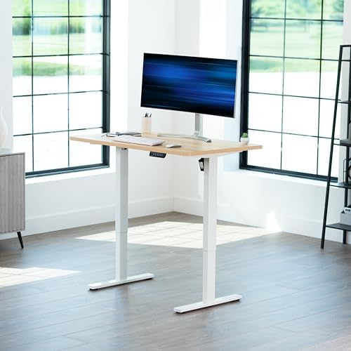 VIVO Light Wood 48 x 30 in Standing Desk, DESK-KIT-1W5C - Image 2