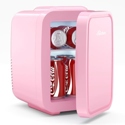 BEICHEN Mini Fridge 4 Liter/6 Can Portable Compact Refrigerator by BEICHEN