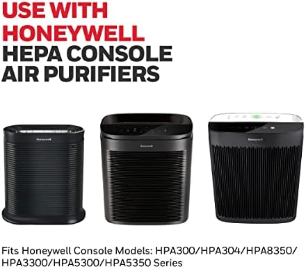 Honeywell HEPA Air Purifier Filter Replacement Kit for HPA300, HPA3300, HPA5300, HPA8350 series Air Purifiers, Value Combo Pack Includes 3 HEPA R & 4 A Carbon Pre-Cut Pre-Filters, 7 Piece (Pack of 4) - Image 3