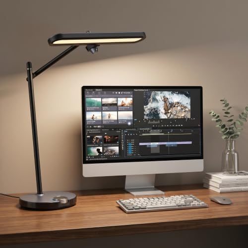 OTUS LED Desk Lamp for Home Office, Bright Motion Sensor Light, 18W by OTUS