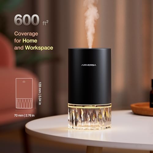 Airversa RD1 Waterless Diffuser for Essential Oil for Home, Room, Gray - Image 2