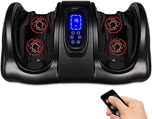 Best Choice Products Shiatsu Foot Massager for Pain Relief, Plantar Fasciitis, Neuropathy, Blood Circulation, Remote Control w/Compact Design - Black by BestChoiceProducts