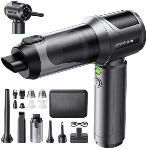 REWONDER Cordless Car Vacuum Cleaner & Blower Portable Handheld Mini Vac High Power by REWONDER