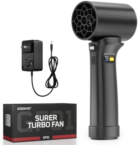 GODIAG Turbo Dryer Blower, 3.5LB Cordless Air Duster with LED Light for Car by GODIAG