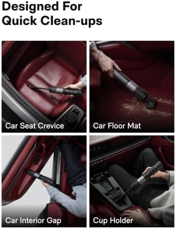 HOTO Car Vacuum Portable Cordless, Handheld Vacuum with Case, 20000Pa - Image 3