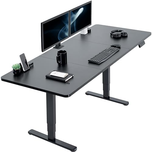 VIVO Black 71 x 30 in Standing Desk, DESK-KIT-2B7B by VIVO
