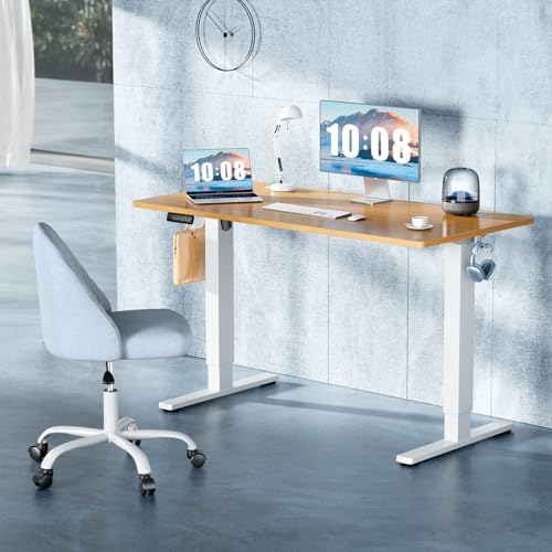 DUMOS 40 Inch Electric Standing Desk, Memory Adjustable Home Office Desk - Image 4
