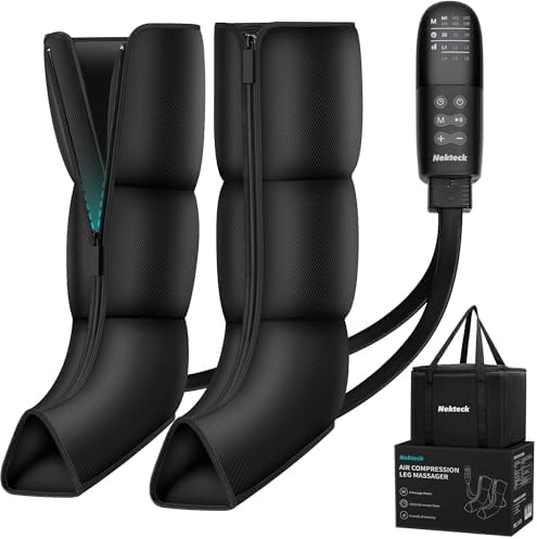 Nekteck Air Compression Leg Massager for Circulation and Pain Relief FSA by Nekteck