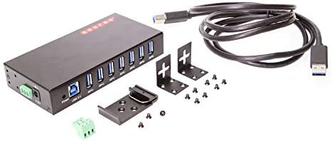 Gearmo 7 Port USB Hub, Mountable USB 3.0 Hub Expander (GM-HU37) - Image 6