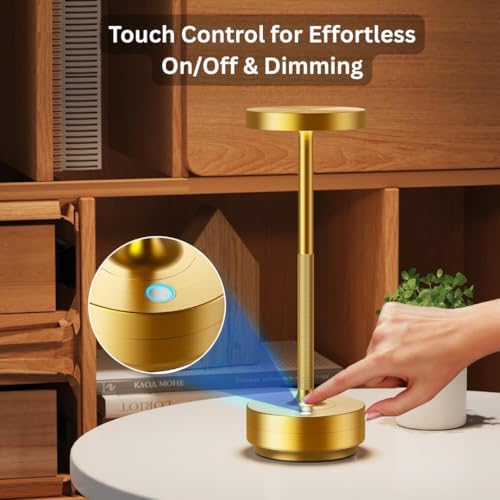 Rechargeable Cordless Table Lamp with 5000mAh Battery IP54 Waterproof LED - Image 6