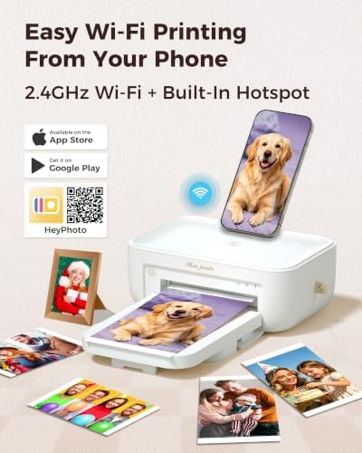 HPRT 4X6 Photo Printer for iPhone & Android, with 108 Sheets & 2 Ink Ribbon - Image 5