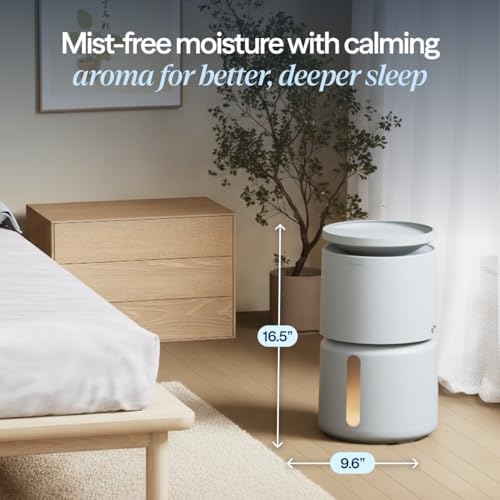 BLUEAIR 7.6L Top-Fill Humidifiers for Home, 2 Gallon, DreamWell H76i Grey - Image 3