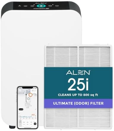 Alen 25i HEPA Air Purifier, Ultimate Filter, Covers 800 Sq Ft by AlenCorp
