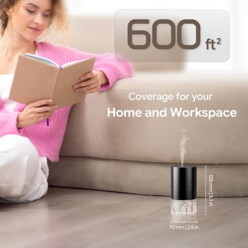 Airversa RD2 Waterless Diffuser for Essential Oil for Home, Room, Silver - Image 2