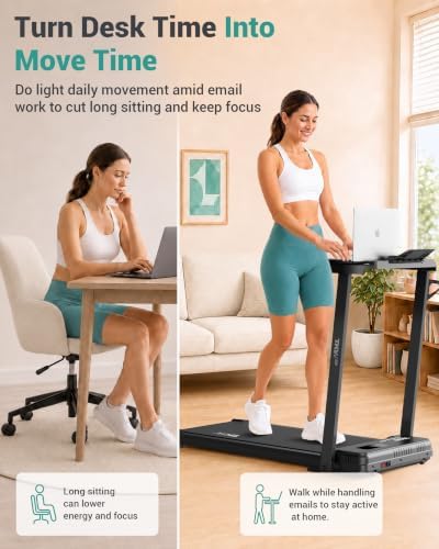 Walking Pad with Vibration Plates, 3 in 1 Walking Vibration Pad, Walking Pad with Incline, Under Desk Walking Pad with Remote Control and LED Display for Home Small Space - Image 5