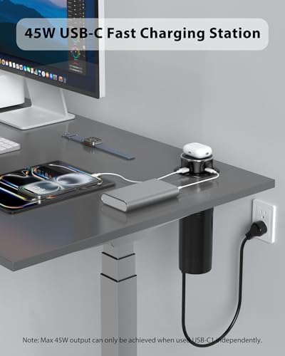 Motorized Pop Up Countertop Outlet with 45W USB C Charging Station - Image 4