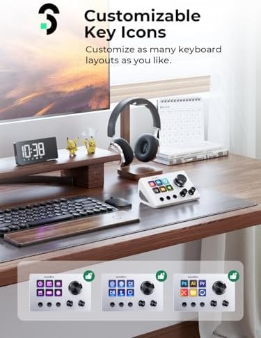 SOOMFON Stream Controller SE Stream Control Deck with 6 Customizable LCD Macro Keys to Trigger Actions in OBS Twitch YouTube for Content Creators Streaming Gaming Compatible with PC & Mac - Image 5