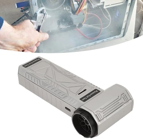 Electric Air Duster, 150000RPM Rechargeable Handheld Turbine Fan, 8000mAh Battery, ABS Material, 5.9x2.8 Inch - Image 3