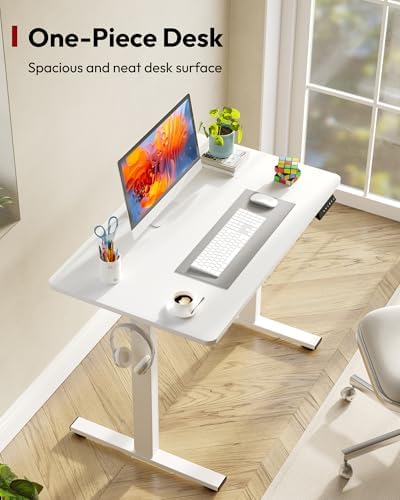 SANODESK One-Piece Electric Height Adjustable Standing Desk 40''x 24'' - Image 6