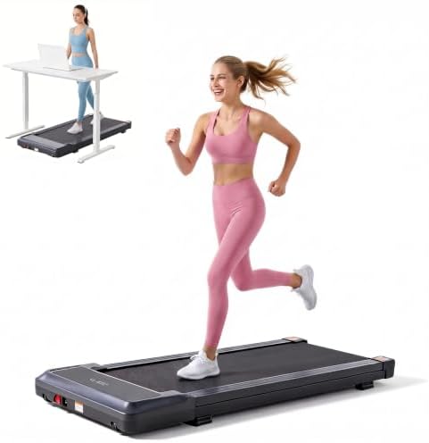 3-in-1 Walking Pad Treadmill for Home, Portable Walking Pad Under Desk, Low Noise Lightweight Treadmill with LED Display, Remote Control, Black by Relaxinsideexploreoutside