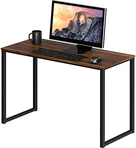 SHW Mission 32-Inch Home Office Computer Desk, Walnut by SHW
