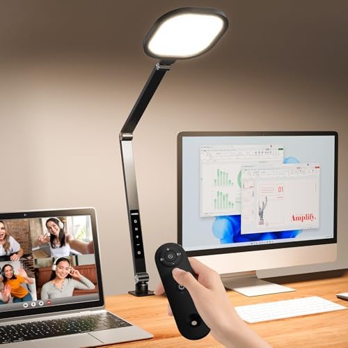 Zoom Lighting for Computer, LED Desk Lamp with Clamp for Video Conference by LitONES