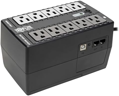 Eaton Tripp Lite INTERNET550U 550VA UPS 300W Battery Backup Surge Protector by TrippLite