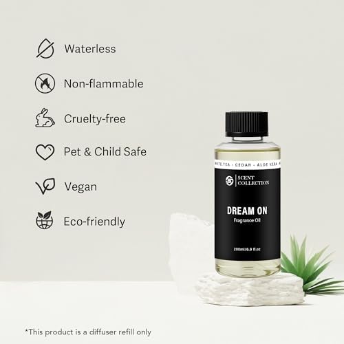 Luxury Hotel Scent Dream On Diffuser Oil 200ml Waterless White Tea Refill - Image 3