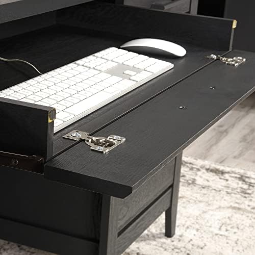 Sauder® Summit Station 66" W Executive Computer Desk, Raven Oak - Image 6