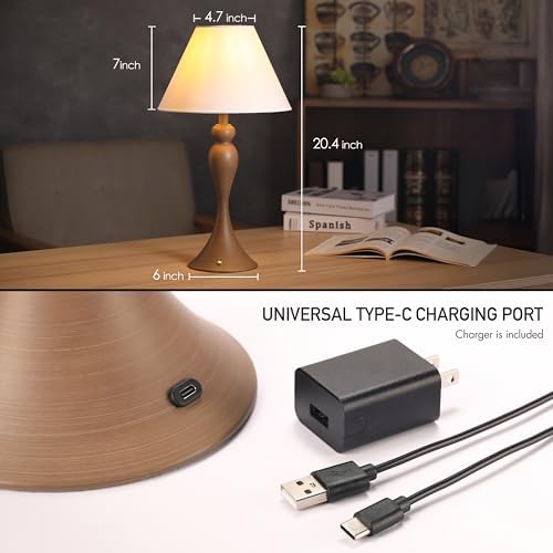 O'Bright Ember Rechargeable Table Lamp (Charcoal-Washed) - Image 4