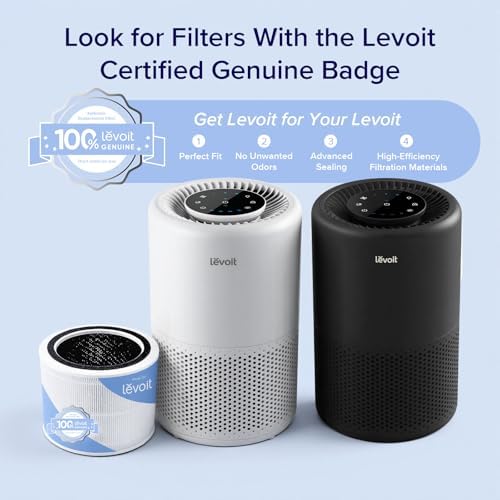 Levoit Air Purifier for Home PetsBedroom Dorm Room, Smart & Voice Control, (Pack of 2) - Image 7