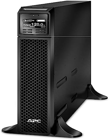 APC UPS 1500VA Smart-UPS Single Phase Online Uninterruptible Power Supply (SRT1500XLA), Black by APCbySchneider-Electric