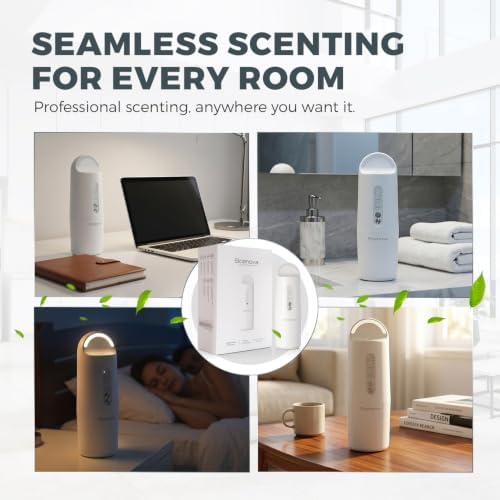 Plug in Waterless Scent Diffuser Starter Kit, Oils Included, Bluetooth Smart Control, Touch Panel Control, Covers1000 sq ft, - Image 3
