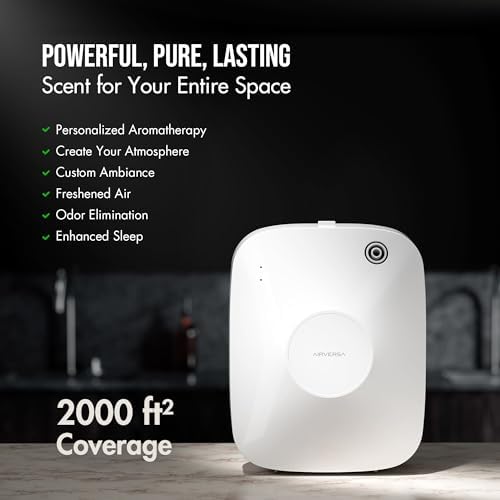 Airversa ANA Smart Waterless Diffuser Starter Kit for Room, White - Image 2