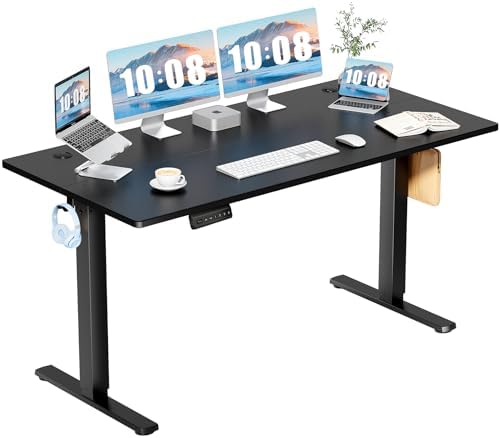 DUMOS 63 Inch Electric Standing Desk, Memory Adjustable Home Office Desk by DumosLifestyle