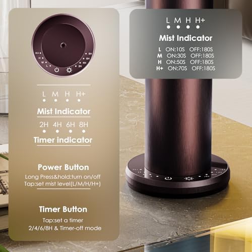 Waterless Essential Oil Diffuser,Oil Diffuser,Aromatherapy Diffusers,Scent Diffusers for Home,Large Room, Hotel Scent Diffuser, 1000sq.ft, Aroma Diffusers (Dark Purple) - Image 3