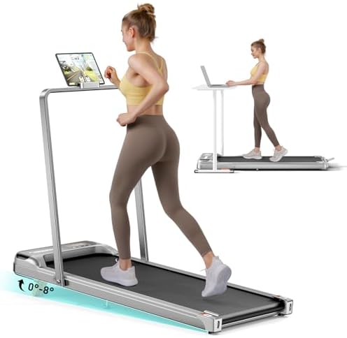 Abonow Walking Pad with Handle Bar - 2 in 1 Under Desk Treadmill by Abonow