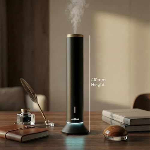 Waterless Essential Oil Diffuser, Smart App Controlled Scent Diffuser for Large Room, Covers Up to 4000 Sq Ft, Quiet Aroma Diffuser for Home Hotel Office (Black Gold) - Image 6