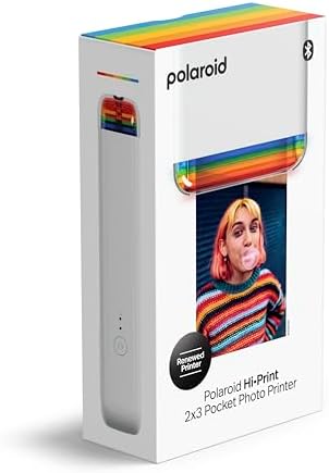 Refurbished Polaroid Hi-Print - Bluetooth Connected 2x3 Pocket Photo Dye-Sub Printer - Printer Only, No Paper (9184) - Image 3