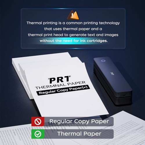 PRT MT610 A4 Thermal Printer with Case & 10 Sheets, Bluetooth & USB - Image 5