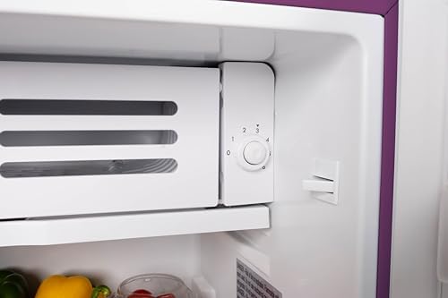 Frigidaire Refrigerator-Retro Mini Fridge Energy Saving-Adjustable Thermostat Control- Ideal for Dorm, Office, RV, Garage, Apartment 3.1 Cu Ft, PLUM - Image 6