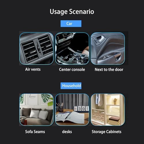 Electric Air Duster, 130000RPM Mini Turbo Fan with 2 Magnetic Nozzles Stepless USB Rechargeable Cordless Super Jet Dry Blower for Car Computer - Image 3