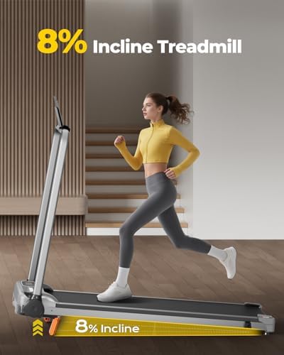 Abonow Walking Pad Treadmill with Handle Bar for Home Office - Image 4