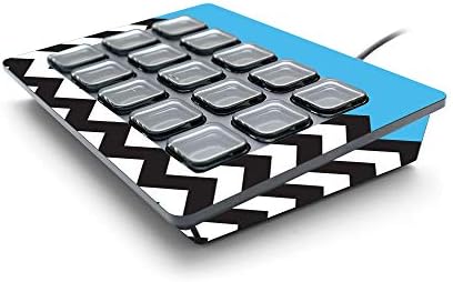 MightySkins Skin for Elgato Stream Deck - Baby Blue Chevron | Protective, Durable, and Unique Vinyl Decal wrap Cover | Easy to Apply, Remove, and Change Styles | Made in The USA by MIGHTY+SKINS