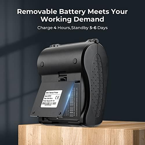 MUNBYN IMP001 Receipt Printer 58mm Mini Wireless POS Thermal - Image 5