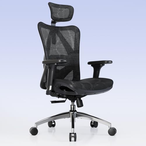 SIHOO M57 Ergonomic Office Chair, Mesh Back Desk Chair with 3D Armrests by SIHOO