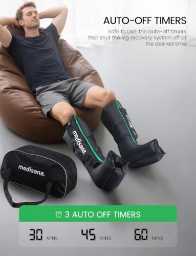 Medisana Leg Massager with Heat, Leg Compression Massager for Circulation - Image 5