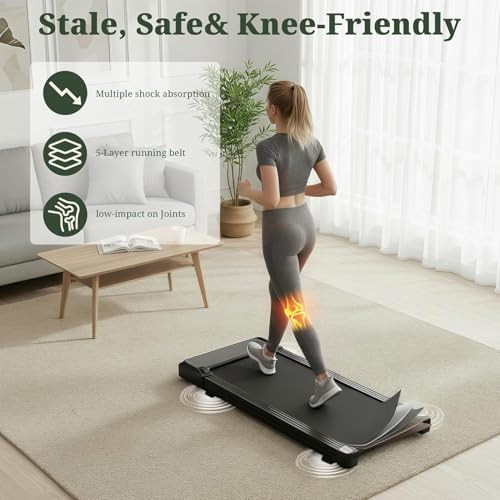 Walking Pad Under Desk, 3 in 1 Portable Treadmills for Home Small Space - Image 4