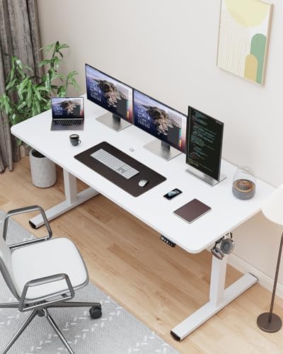 55" Large Electric Standing Desk Adjustable Height for Home Office - Image 2
