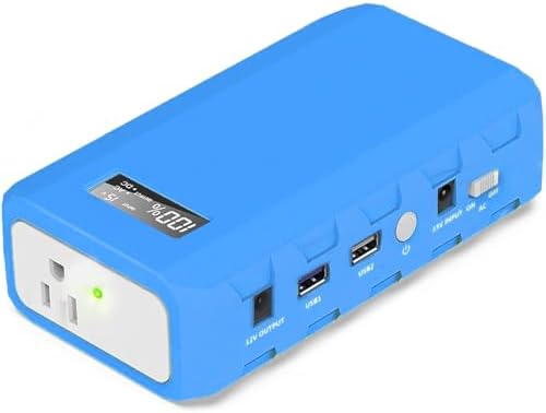 SinKeu Power Bank, 24000mAh with 110V AC Outlet Portable Laptop Battery Bank, 65Watt Portable Power Charger for iPhone 15, Outdoor Camping and Home Office Hurricane Emergency by SinKeu